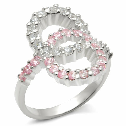 High-Polished 925 Sterling Silver Ring with AAA Grade CZ