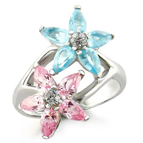 High-Polished 925 Sterling Silver Ring with AAA Grade CZ